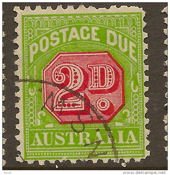 AUSTRALIA 1931 2d Postage Due SG D107 U #RN52 - Segnatasse