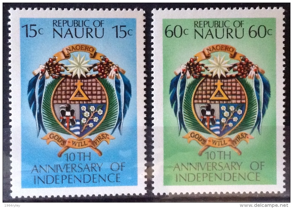 Nauru 1978 MNH**  # 159/160 - Nauru