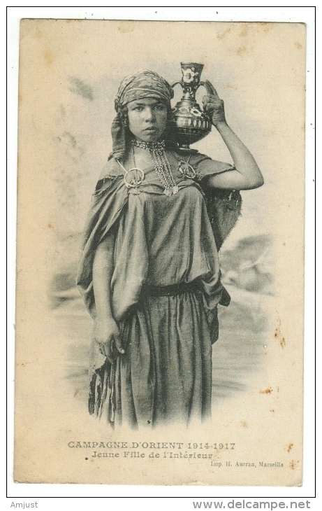 Afrique // Campagne D'Orient 1914-1917 // Jeune Fille De L'intérieure - Non Classés