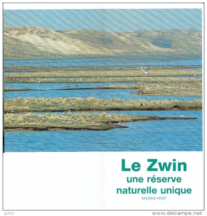 Ancien Dépliant Sur Le Jardin Des Papillons Et Le Zwin (Knokke, Belgique) - Toeristische Brochures