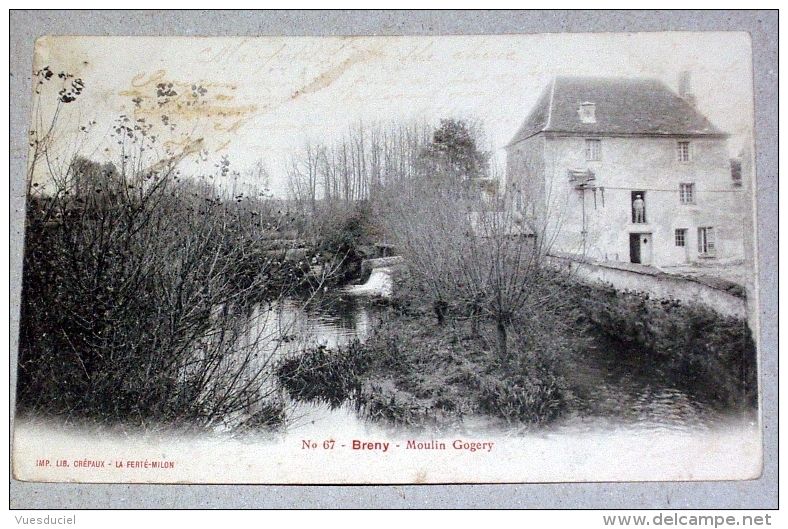 Aisne Breny Moulin Gogery -près De Villers Cotterêts Et Soissons - CPA 1904 - Petites Salissures - Villers Cotterets