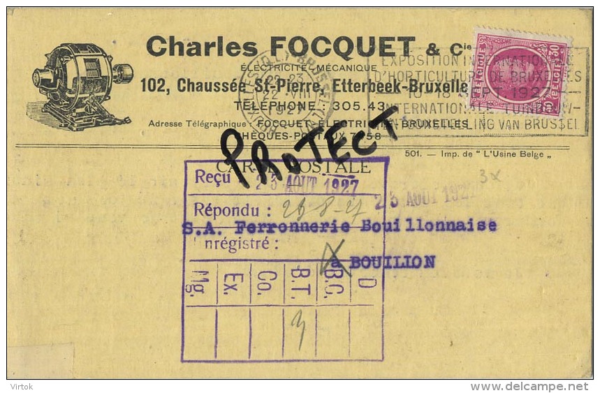 Etterbeek :  Charles Focquet & Cie   (  2 Scans ) - Etterbeek