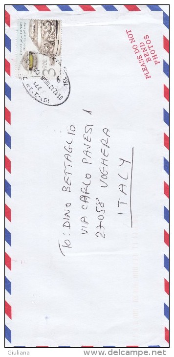 Israele 2013 - Lettera .  X L´Italia  Affrancata Con 1 Stamps - Briefe U. Dokumente