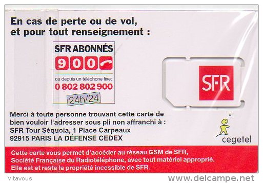 GSM SIM  SFR  France  B 277 - Altri & Non Classificati