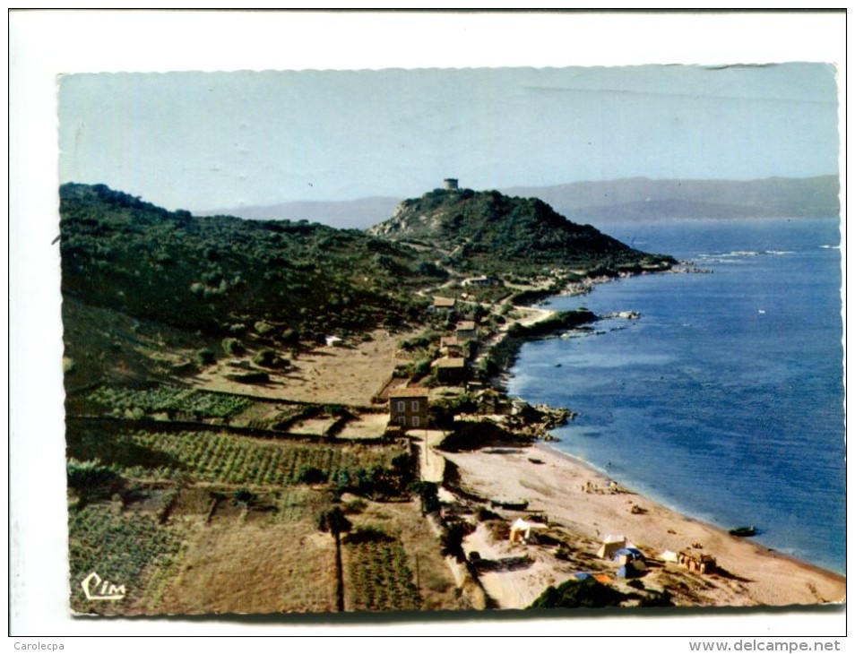 CP - CAMPO MORO (20) VUE AERIENNE LE BOUT DU MONDE LA PLAGE SA TOUR - Autres & Non Classés