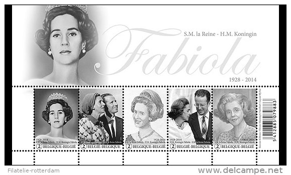 België / Belgium - Postfris / MNH - Sheet Koningin Fabiola 2015 RARE! - Ungebraucht