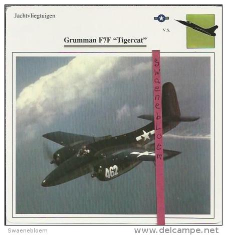 Vliegtuigen.- Grumman F7F - Tigercat - Jachtvliegtuigen. -  V.S. - U.S.A. - Vliegtuigen