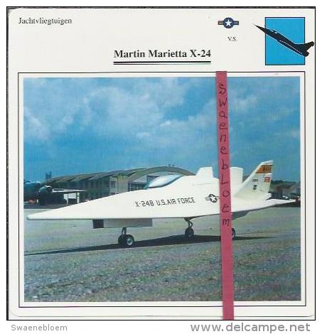 Vliegtuigen.- Martin Marietta X-24 - Jachtvliegtuigen. -  V.S. - U.S.A. - Vliegtuigen