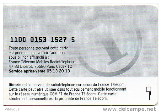 GSM SIM SFR  Itineris France  B 281 - Altri & Non Classificati