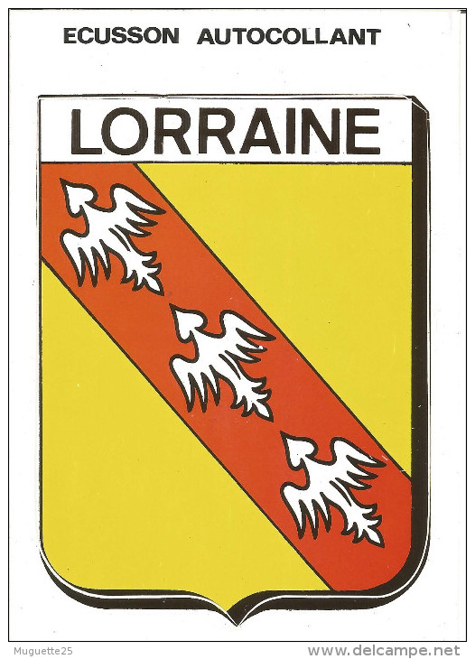 Blason Armoiries  Lorraine  Héraldique Ecusson Adhésif - Lorraine