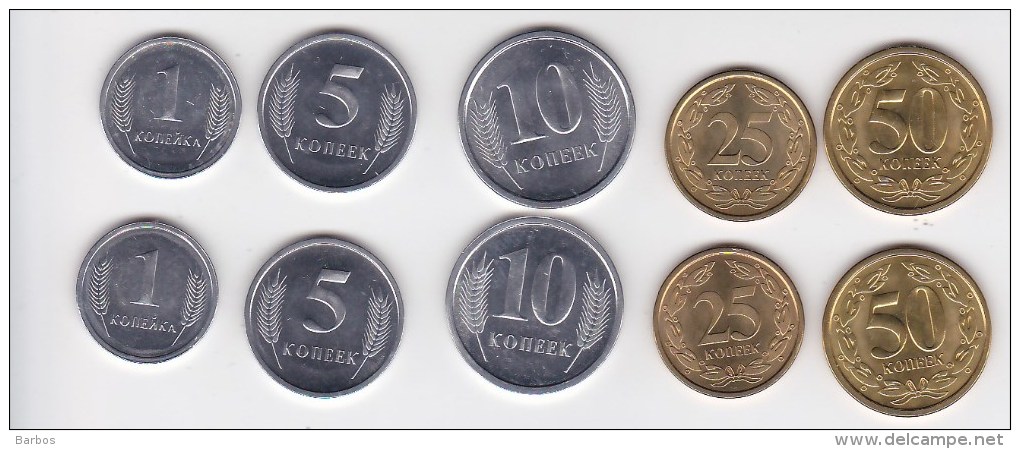 2000 , Moldova , Transnistria ,2 Set Of Coins , UNC - Moldova