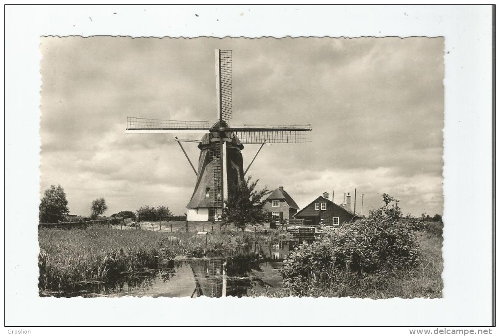 WATERMOLEN (BOVENKRUIER) BIJ NAARDERMEER 3 - Naarden