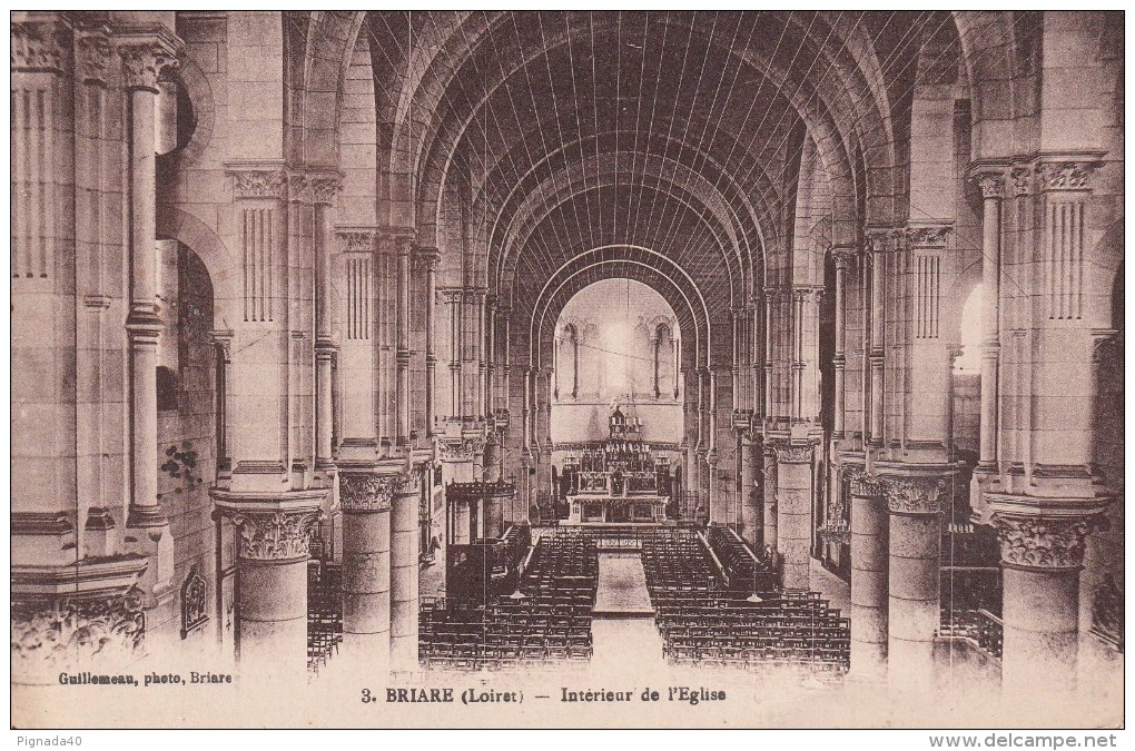 Cp , 45 , BRIARE , Intérieur De L'Église - Briare