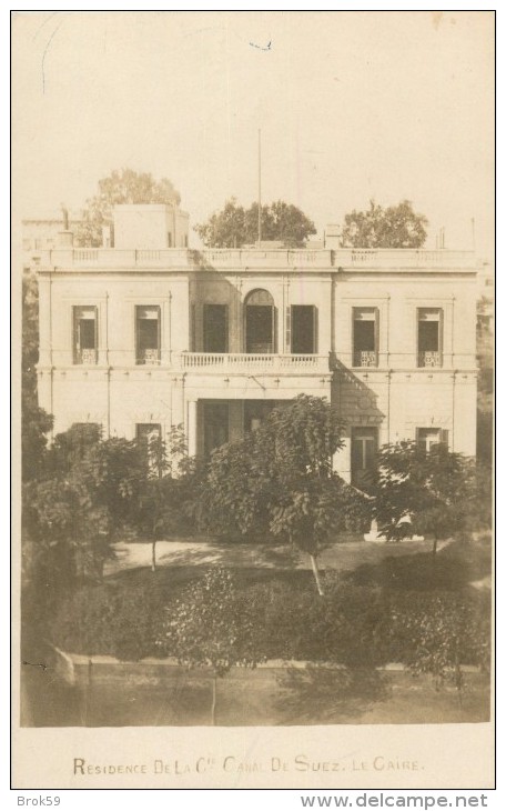 EGYPTE -  RESIDENCE DE LA COMPAGNIE DE SUEZ - LE CAIRE - Le Caire