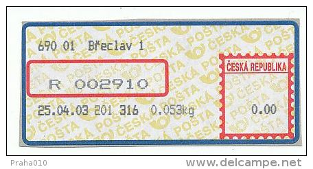 Czech Rep. / APOST (2003) 690 01 Breclav 1 (A02911) - Other & Unclassified