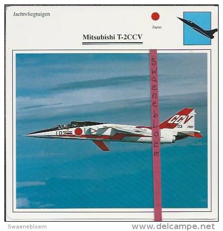 Vliegtuigen.- Mitsubishi T-2CCV - Jachtvliegtuigen. -  Japan - Vliegtuigen