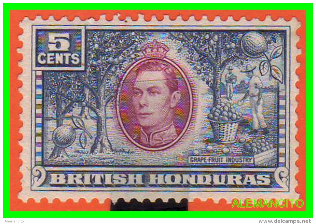 GRAN BRETAÑA BRITISH -HONDURAS  SELLO AÑO 1938 - Honduras Británica (...-1970)