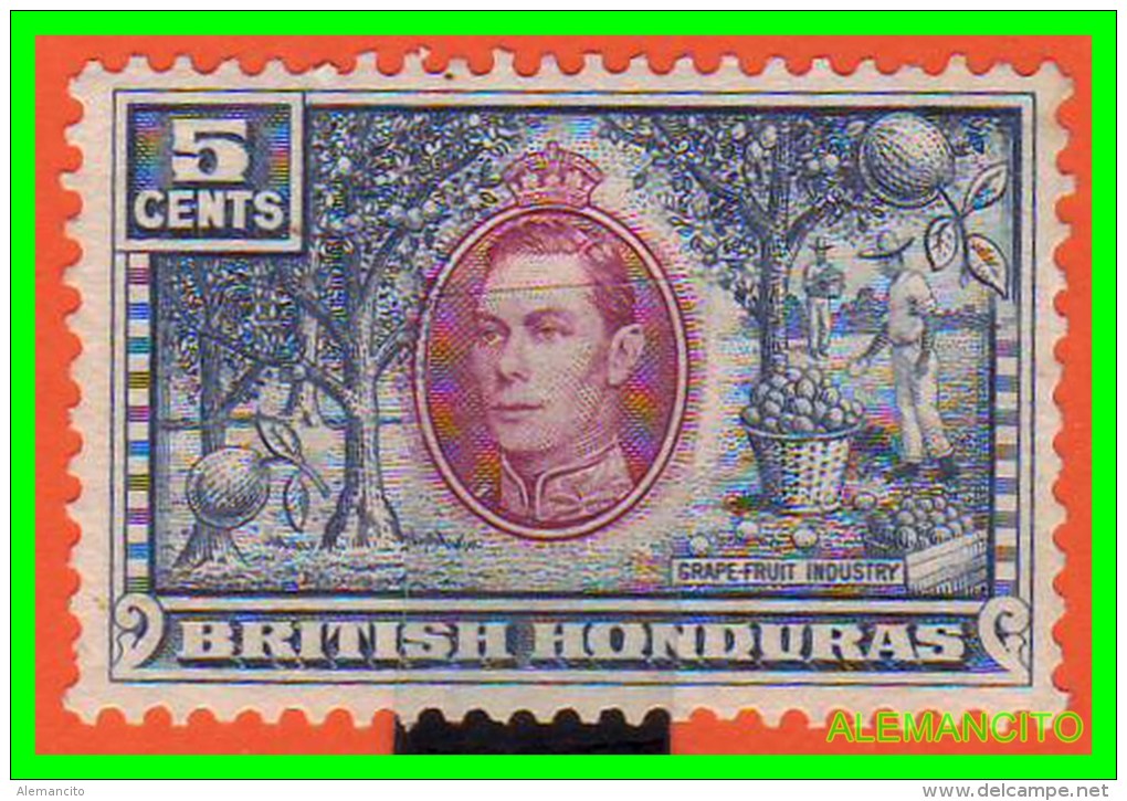 GRAN BRETAÑA BRITISH -HONDURAS  SELLO AÑO 1938 - Honduras Britannique (...-1970)