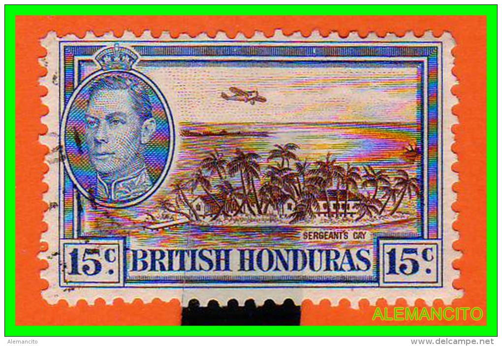 GRAN BRETAÑA BRITISH -HONDURAS  SELLO AÑO 1938 - Honduras Britannique (...-1970)