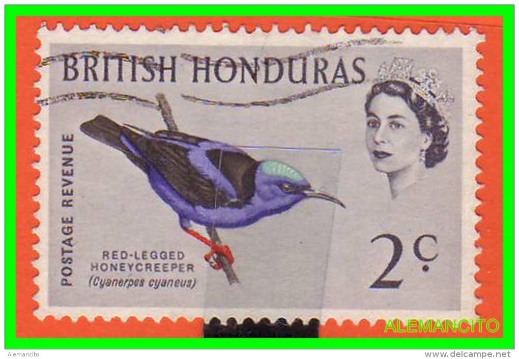 GRAN BRETAÑA  BRITISH -HONDURAS  SELLO  AÑO-1962 - Honduras Británica (...-1970)