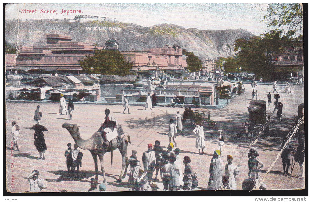 CPA - (Inde) Street Scene, Jeypore (carte Très Abimée) - Sin Clasificación