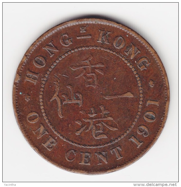 @Y@   Hong Kong  1 Cent 1901    (2985) - Hong Kong
