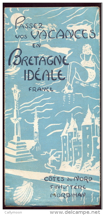 Bretagne Idéale  (1949) - Dépliants Touristiques