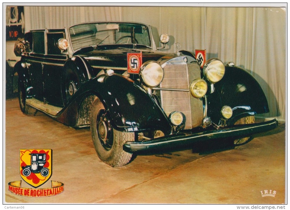 Automobile - Musée Rochetaillée - Mercedes Personnelle Blindée De Parade D'Adolf Hitler - Editeur: La Cigogne N°6916826 - Turismo