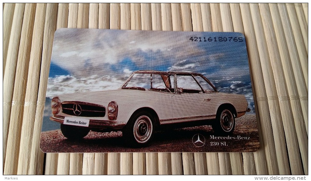 Mercedes-Benz Phonecard Only 3000 Made (Mint,Neuve) 2 Scans Rare ! - K-Series : Customers Sets