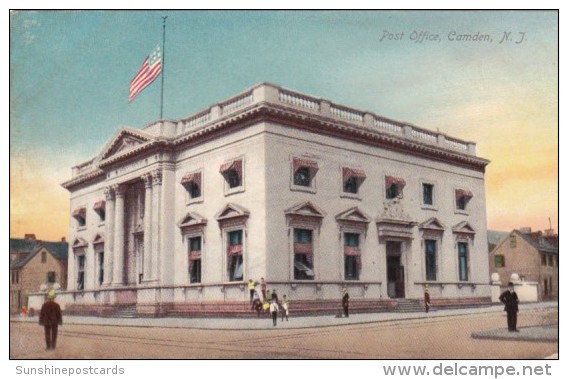 Post Office Camden New Jersey 1912 - Camden