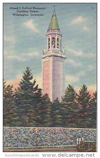 Delaware Wilmington Alfred I Dupont Memorial Carrillon Tower - Wilmington