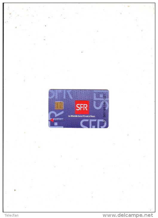 CARTE MERE GSM SFR VERSO LOGO MORENO TBE - Mobicartes (GSM/SIM)