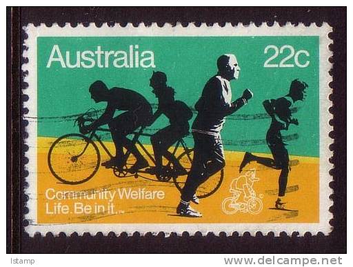 1980 - Australian Community Health 22c LIFE BE IN IT Stamp FU - Gebraucht