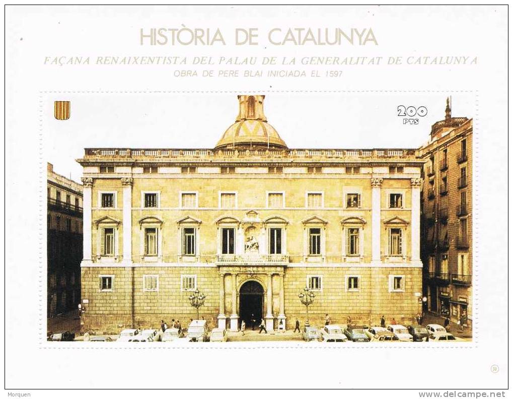 Lupa 1138. Hojita Historia Catalunya. Fachada Palacio Generalitat, Viñeta - Plaatfouten & Curiosa