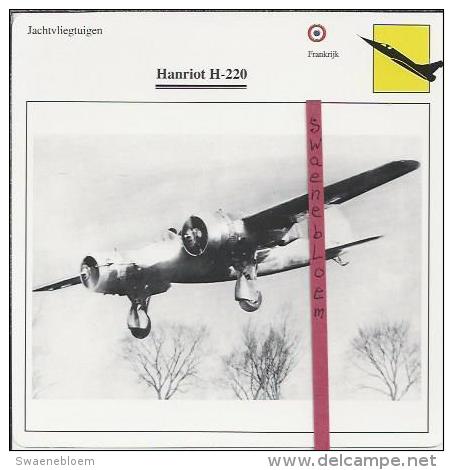 Vliegtuigen.- Hanriot H-220 - Jachtvliegtuigen. -  Frankrijk - Vliegtuigen