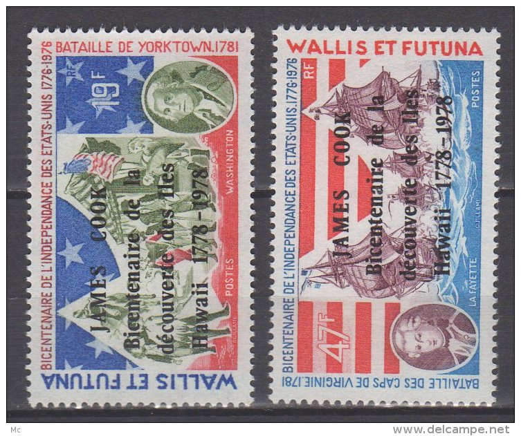 Wallis Et Futuna  N° 208 / 209 Luxe ** - Unused Stamps