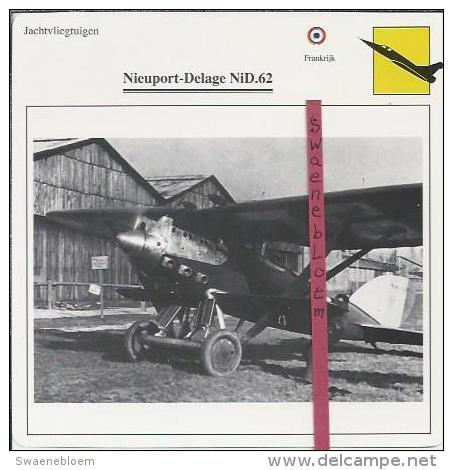 Vliegtuigen.- Nieuport-Delage NiD.62 - Jachtvliegtuigen. -  Frankrijk - Vliegtuigen