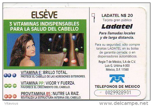 Shampooing Elsève Cosmétique Cosmetic Télécarte Phonecard  B 284 - Mexiko