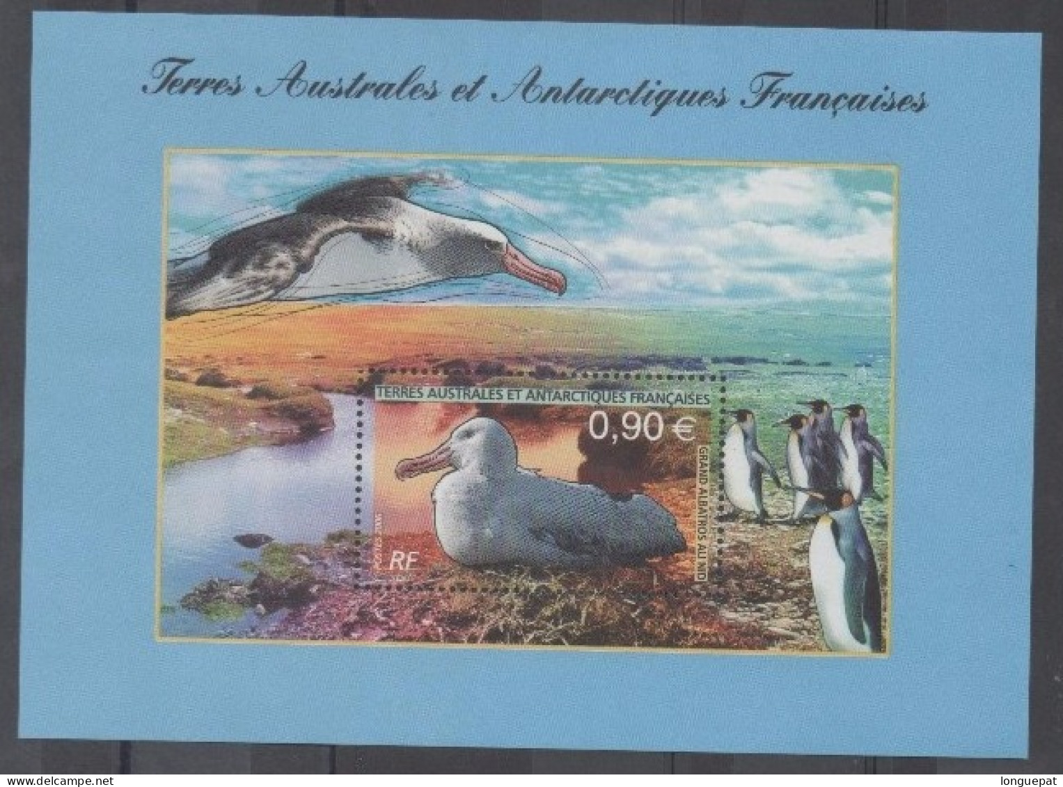 T.A.A.F. :Faune - Oiseaux : Grand Albatros (Diomedea Exulans) - - Blocks & Kleinbögen