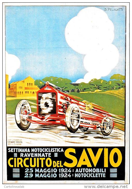 [MD0502] CPM - RIPRODUZIONE - RAVENNA - RIEVOCAZIONE CIRCUITO DEL SAVIO - QUOTATA SU CATALOGO L. 12000 - NV - Ravenna