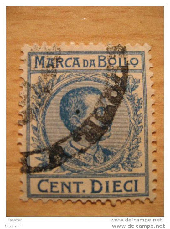 Cent. Dieci Marca Da Bollo Fiscal Stamp - Fiscaux