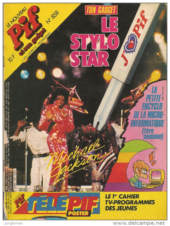 Le Nouveau Pif N° 858 De Sep 1985 - Avec Dicentim, Pifou, Smith & Wesson, Placid & Muzo, Robin Dubois. Revue En BE - Pif & Hercule