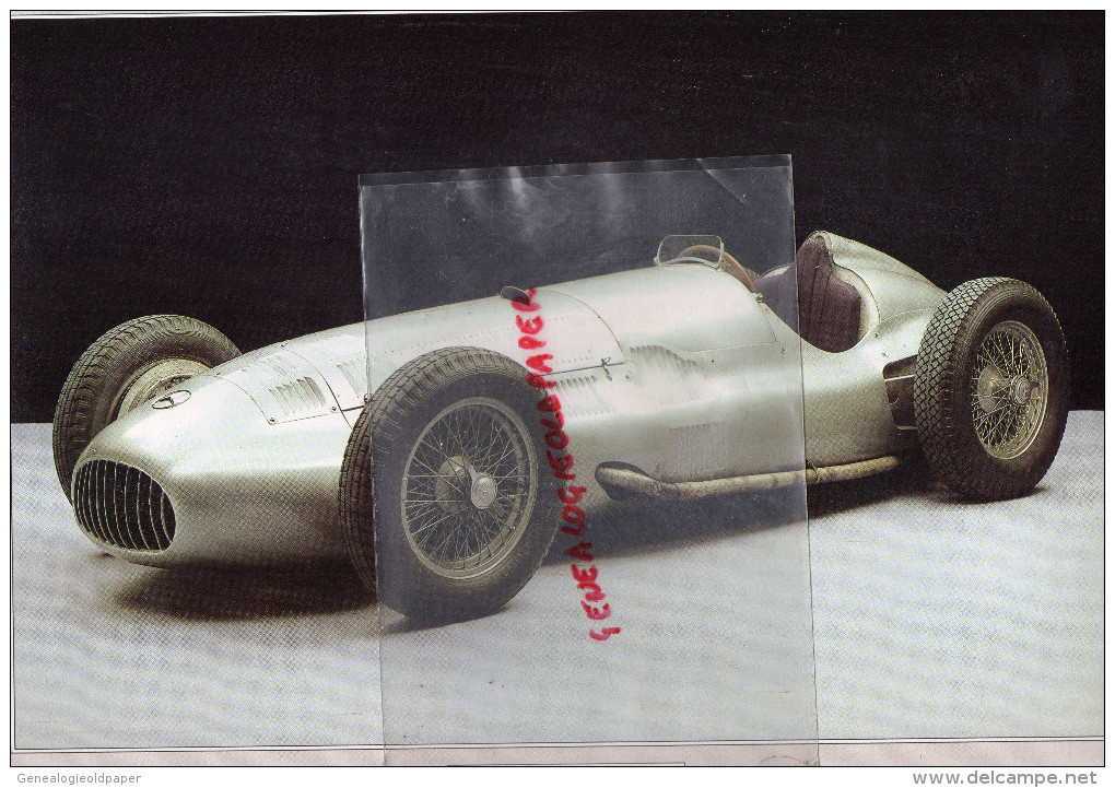 PHOTOGRAPHIE MERCEDES BENZ  W 163- 1939 - AVEC DESCRIPTIF AU VERSO - Voitures