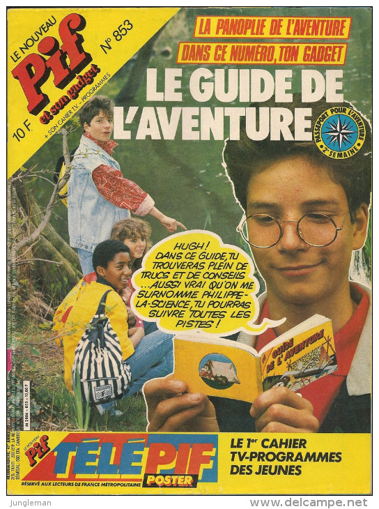Le Nouveau Pif N° 853 De Juil 1985 - Avec Dicentim, Smith & Wesson, Léo, Capitaine Apache, Placid & Muzo. Revue En BE - Pif & Hercule