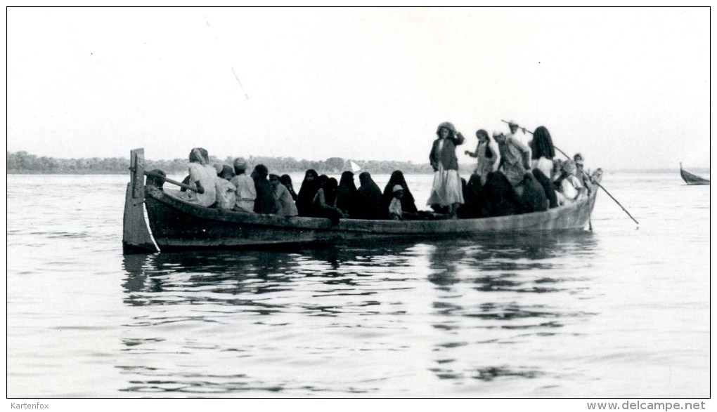 Schatt Al Arab - 1, Boot Mit Frauen, Foto, Original Photo, Irak, Iraq, Ca. 1925-1930 - Iraq