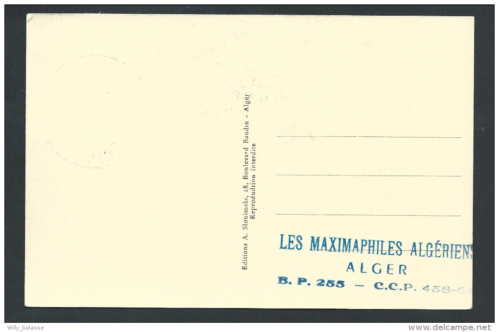 CPA - Carte Maximum - Afrique - Algérie - ORLEANSVILLE - L'Eglise Après Le Séisme - 1954  // - Chlef (Orléansville)
