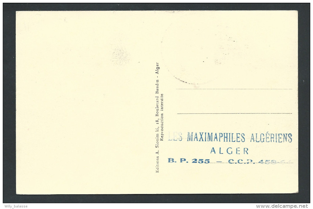 CPA - Carte Maximum - Afrique - Algérie - Région D' ORLEANSVILLE Après Le Séisme - 1954  // - Chlef (Orléansville)