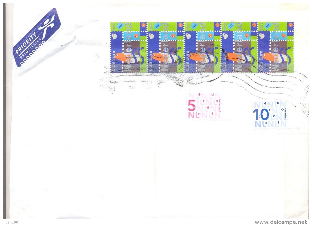 2014 Netherlands, The Letter By Prioitaire Post To Moldova - Covers & Documents