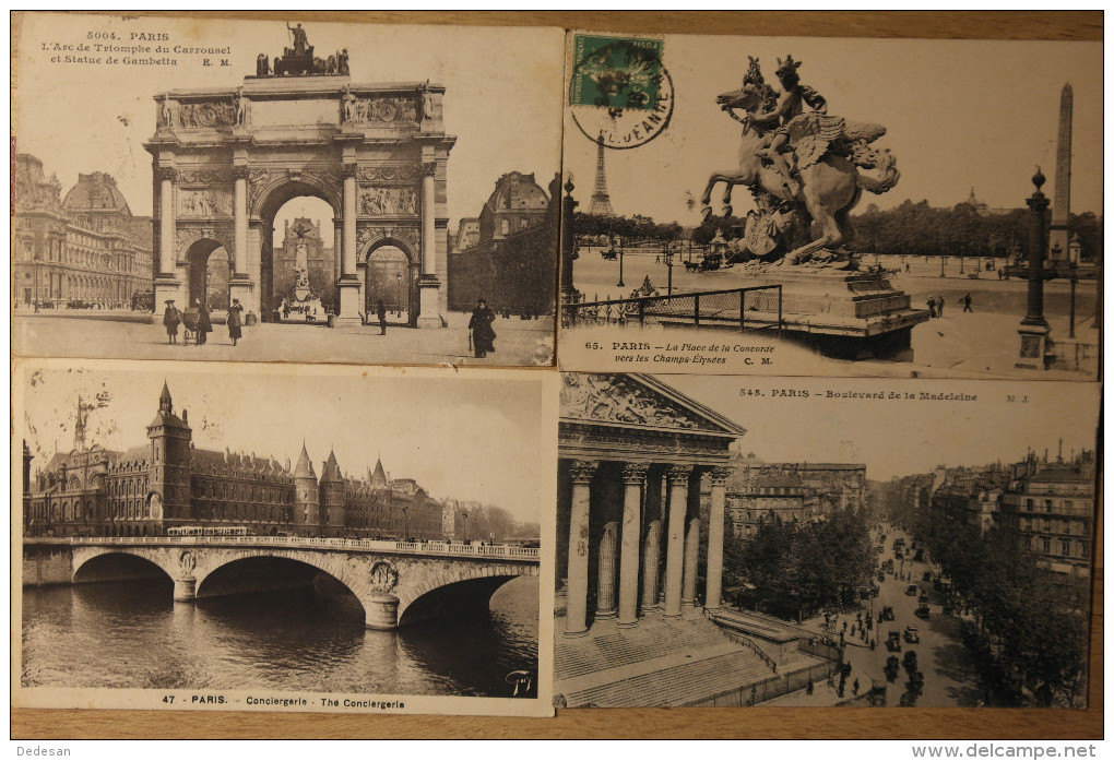 Lot 34 Cpa Paris - LC15 - 5 - 99 Cartes