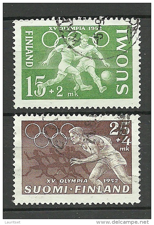 FINNLAND FINLAND 1952 Olympic Games Helsinki Michel 401 - 402 O - Sommer 1952: Helsinki